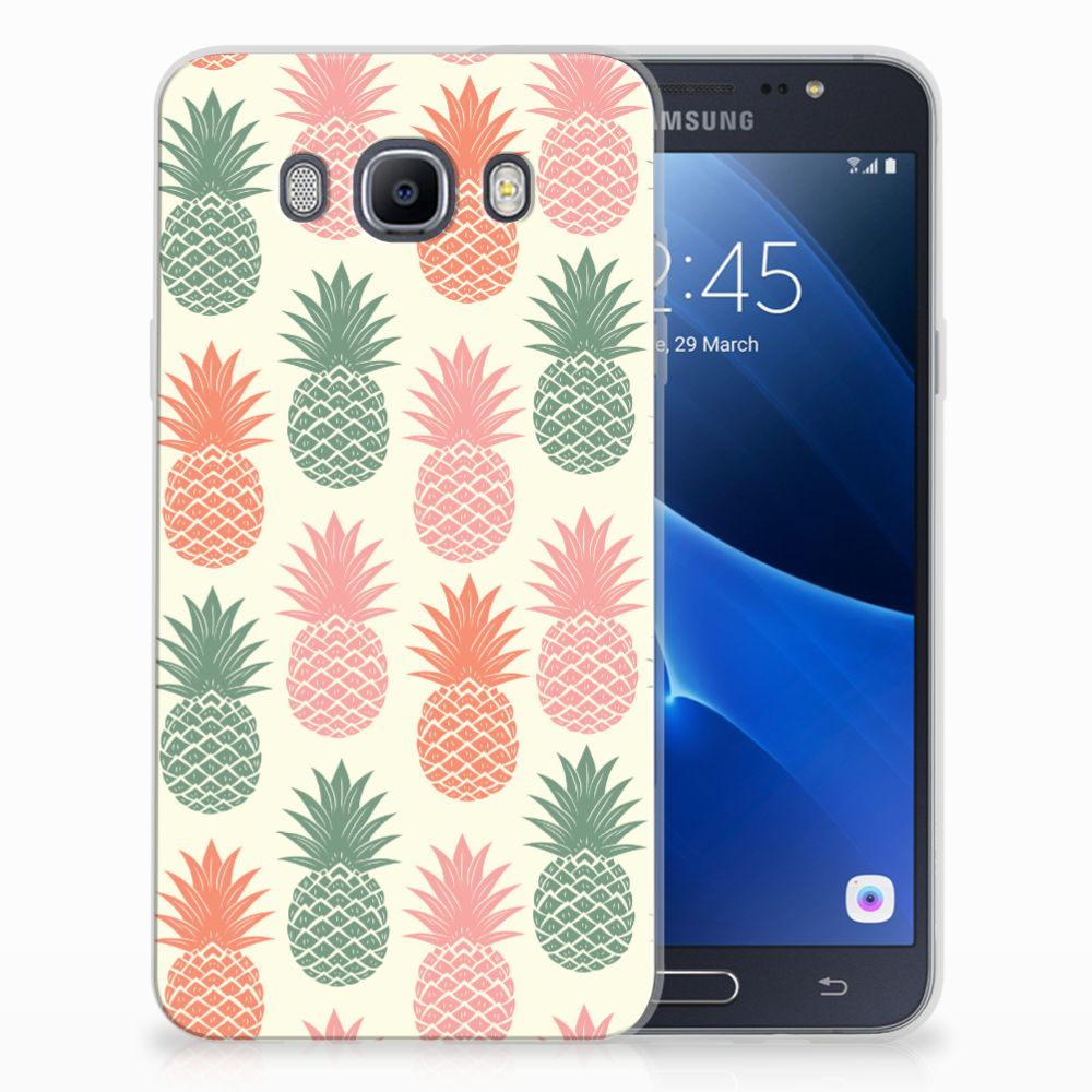 Samsung Galaxy J7 2016 Siliconen Case Ananas 