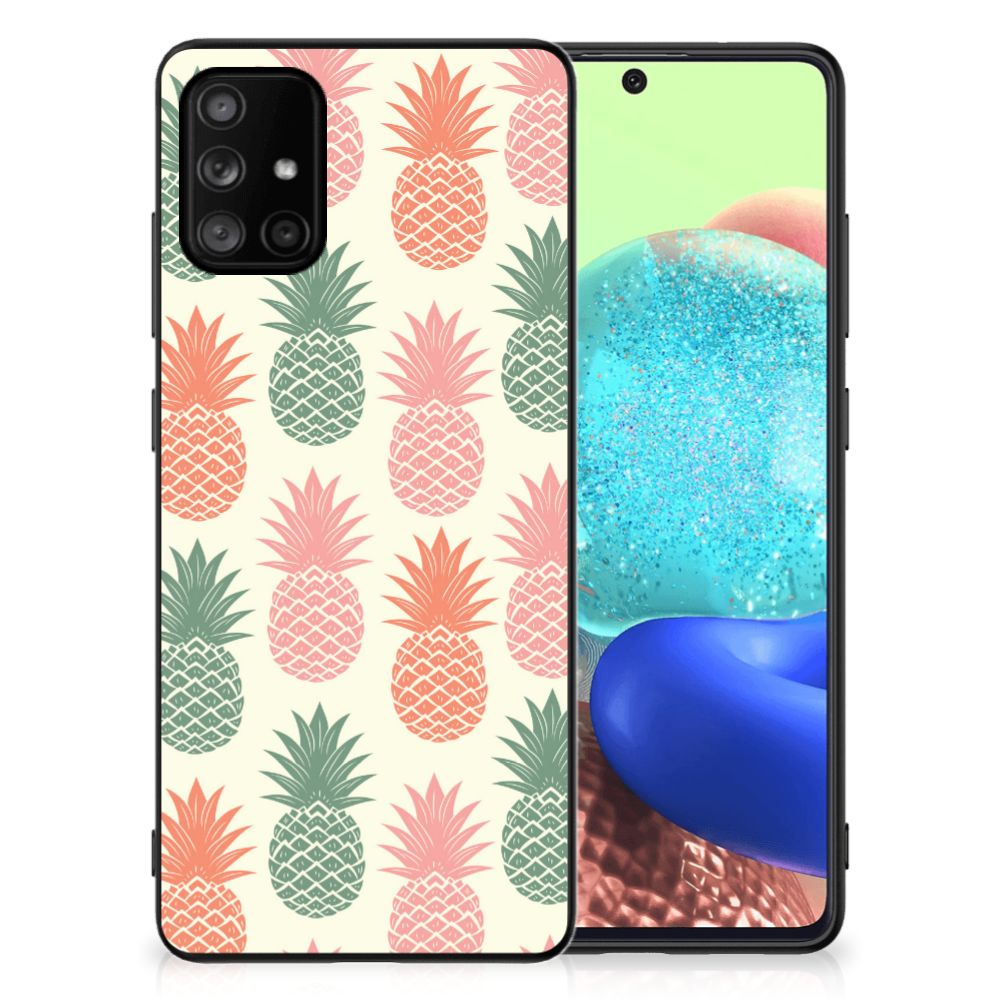 Samsung Galaxy A71 Back Cover Hoesje Ananas 