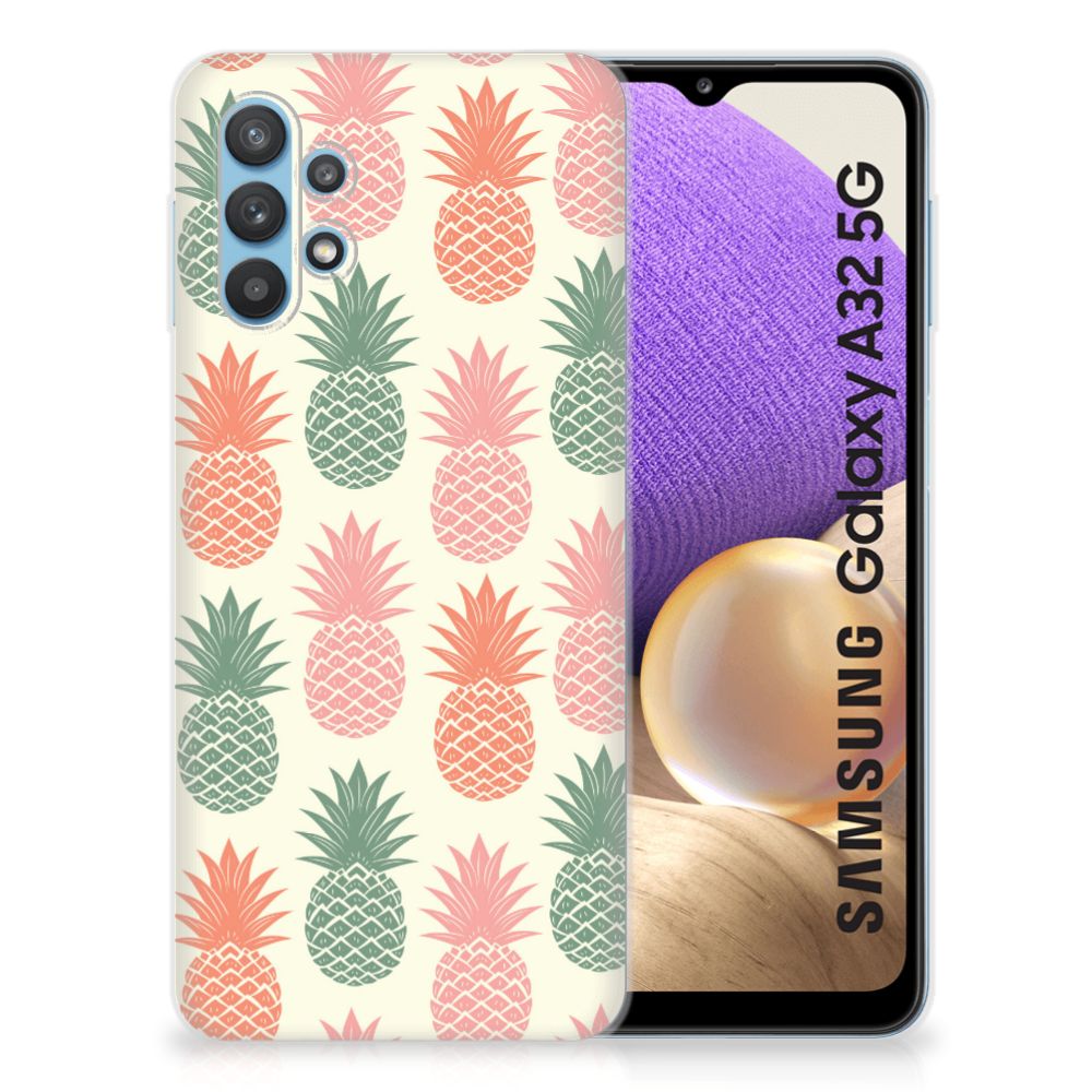 Samsung Galaxy A32 5G Siliconen Case Ananas 