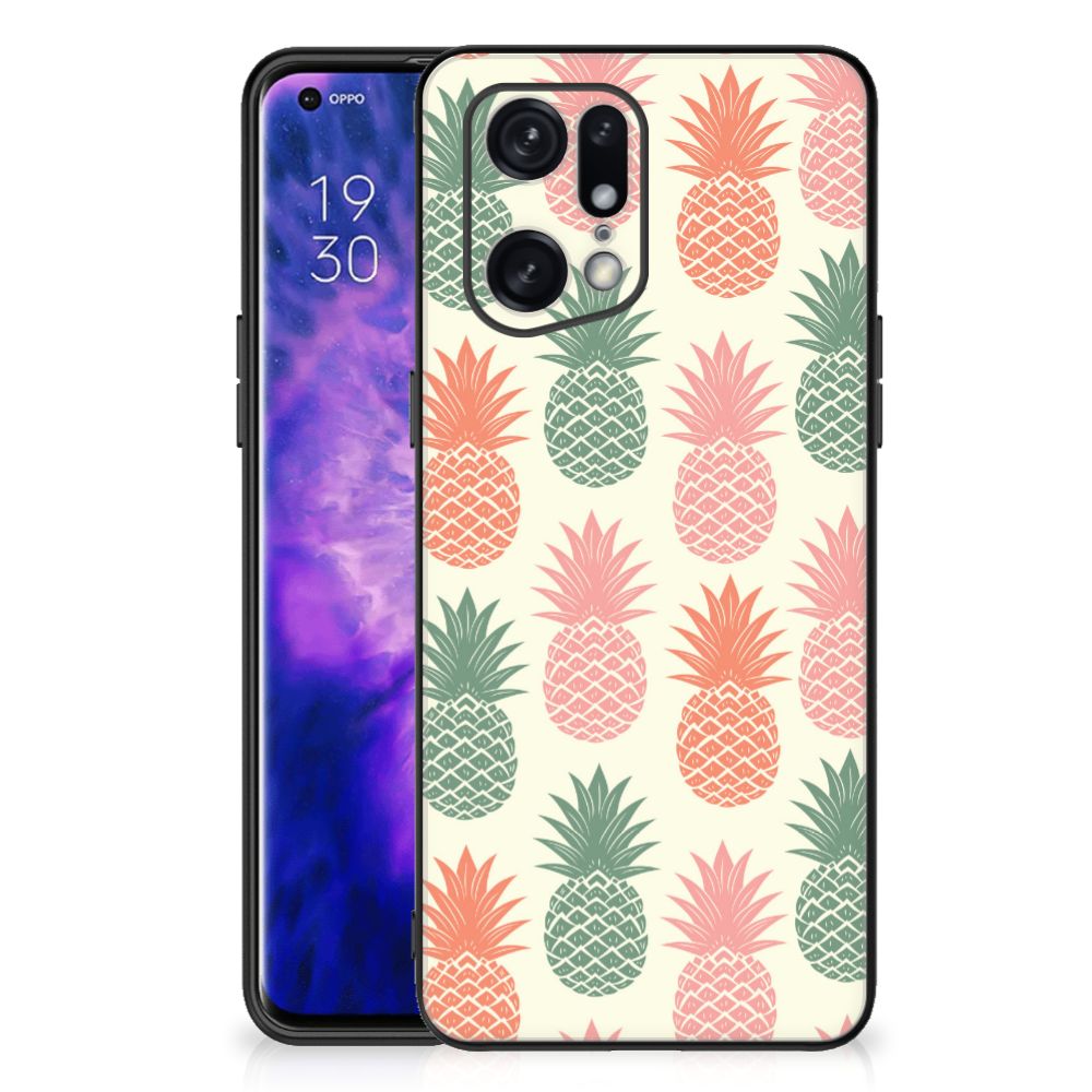 OPPO Find X5 Pro Back Cover Hoesje Ananas 