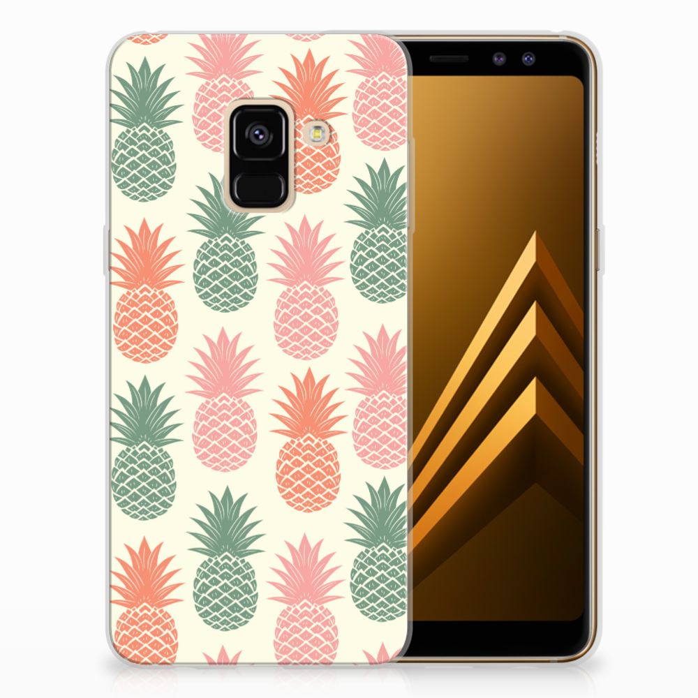 Samsung Galaxy A8 (2018) Siliconen Case Ananas 