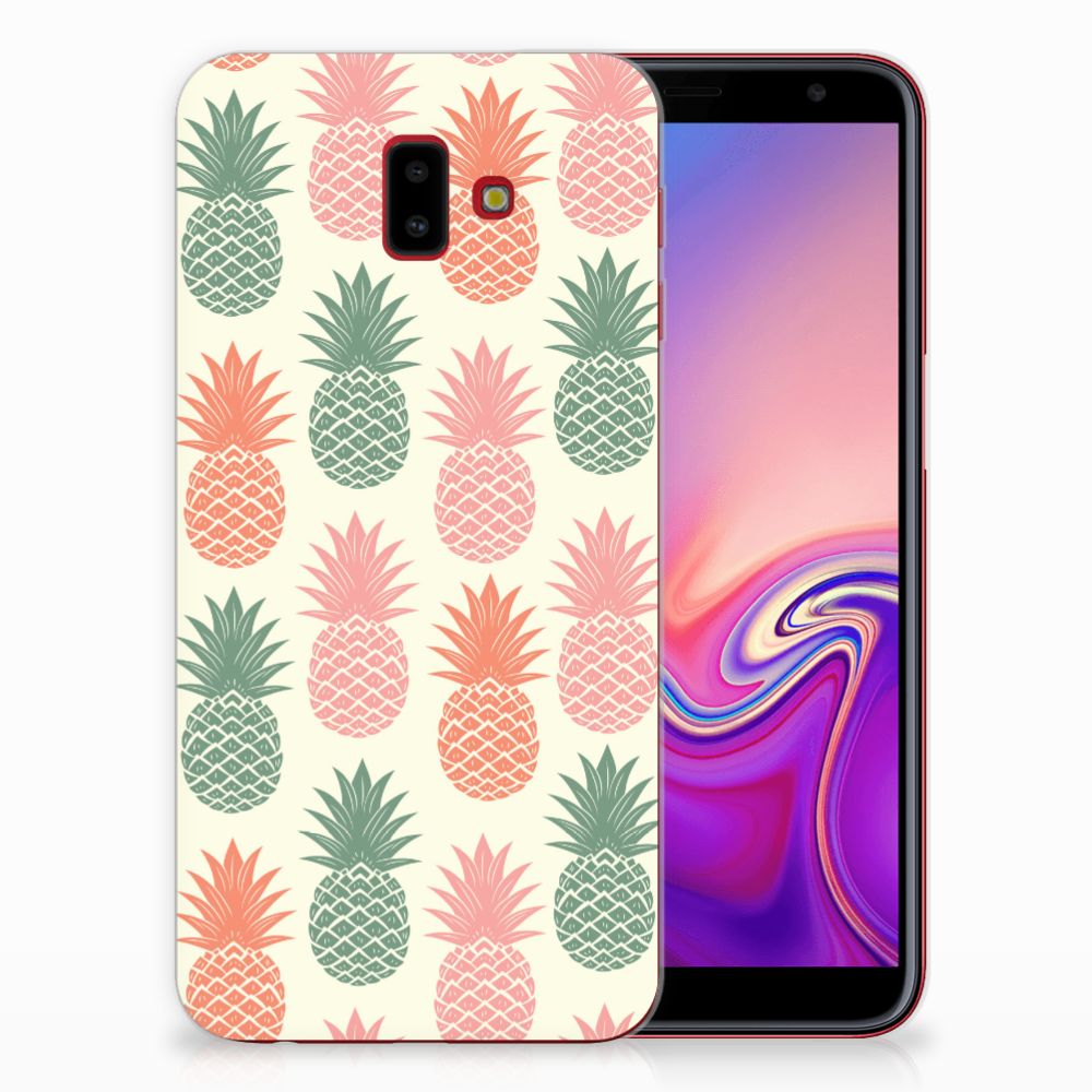 Samsung Galaxy J6 Plus (2018) Siliconen Case Ananas 
