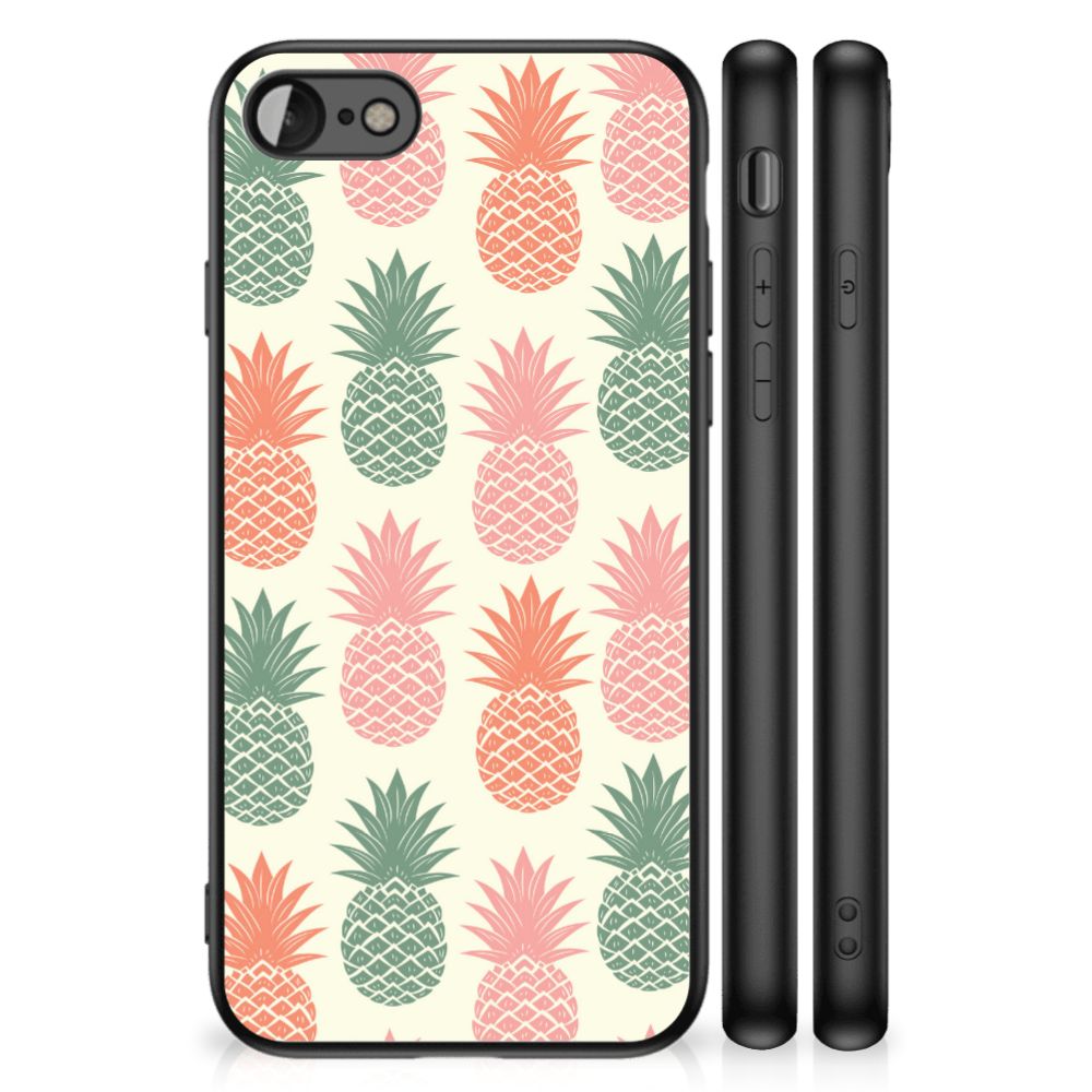 iPhone SE 2022 | SE 2020 | 7/8 Back Cover Hoesje Ananas 