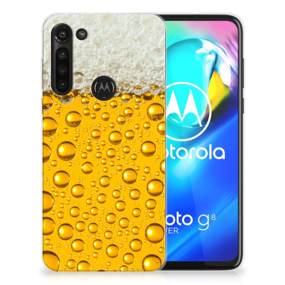 Motorola Moto G8 Power Siliconen Case Bier