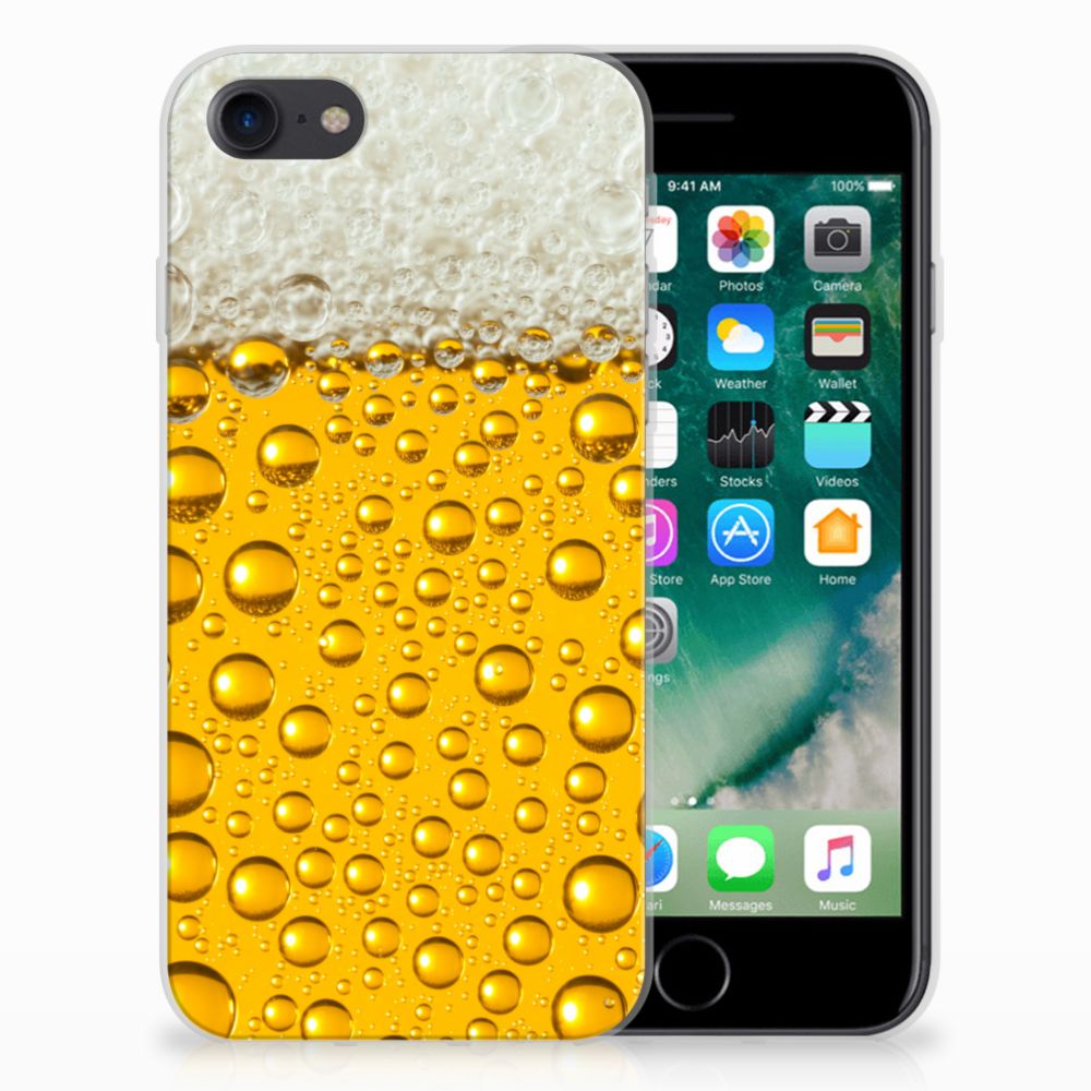 iPhone SE 2022 | SE 2020 | 8 | 7 Siliconen Case Bier