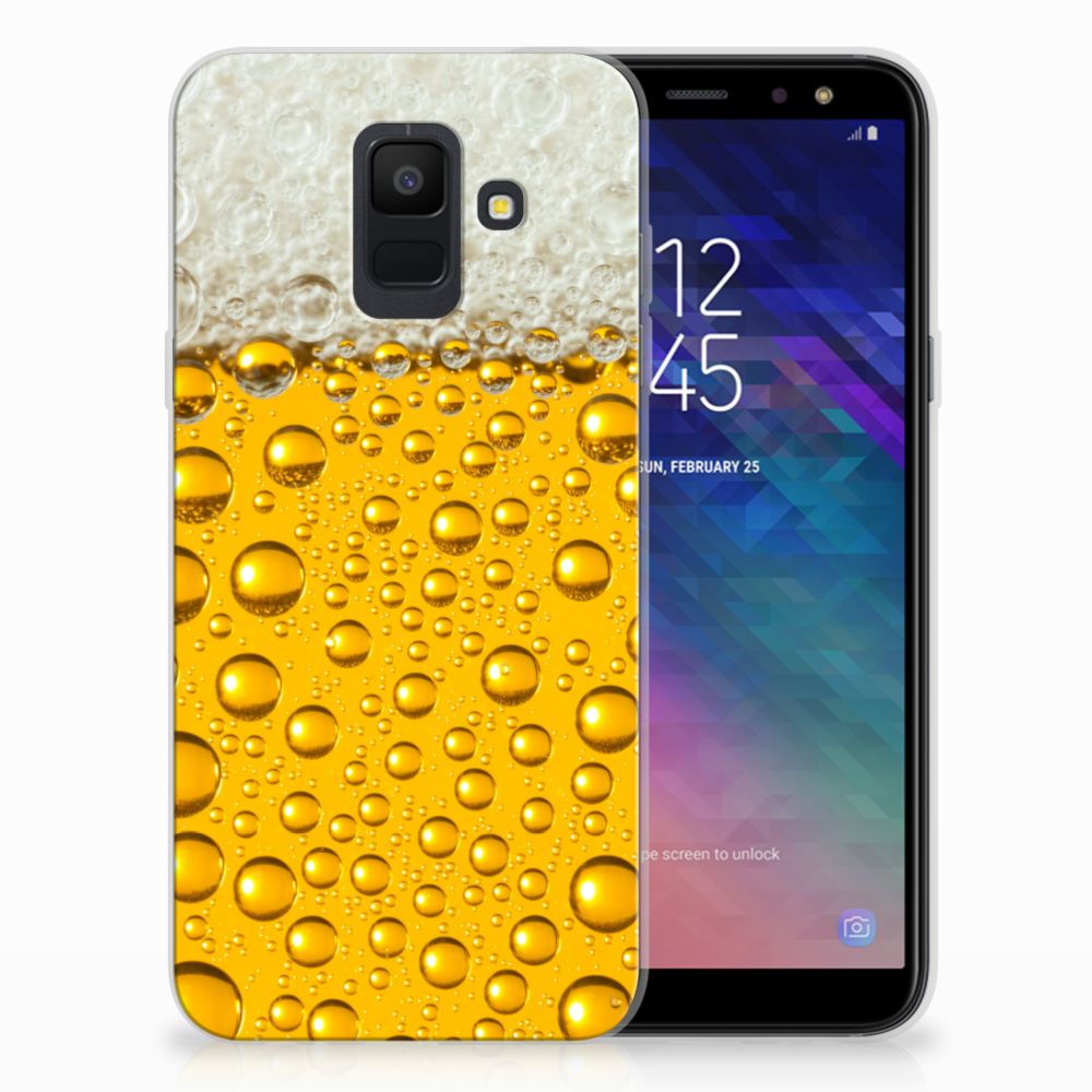 Samsung Galaxy A6 (2018) Siliconen Case Bier
