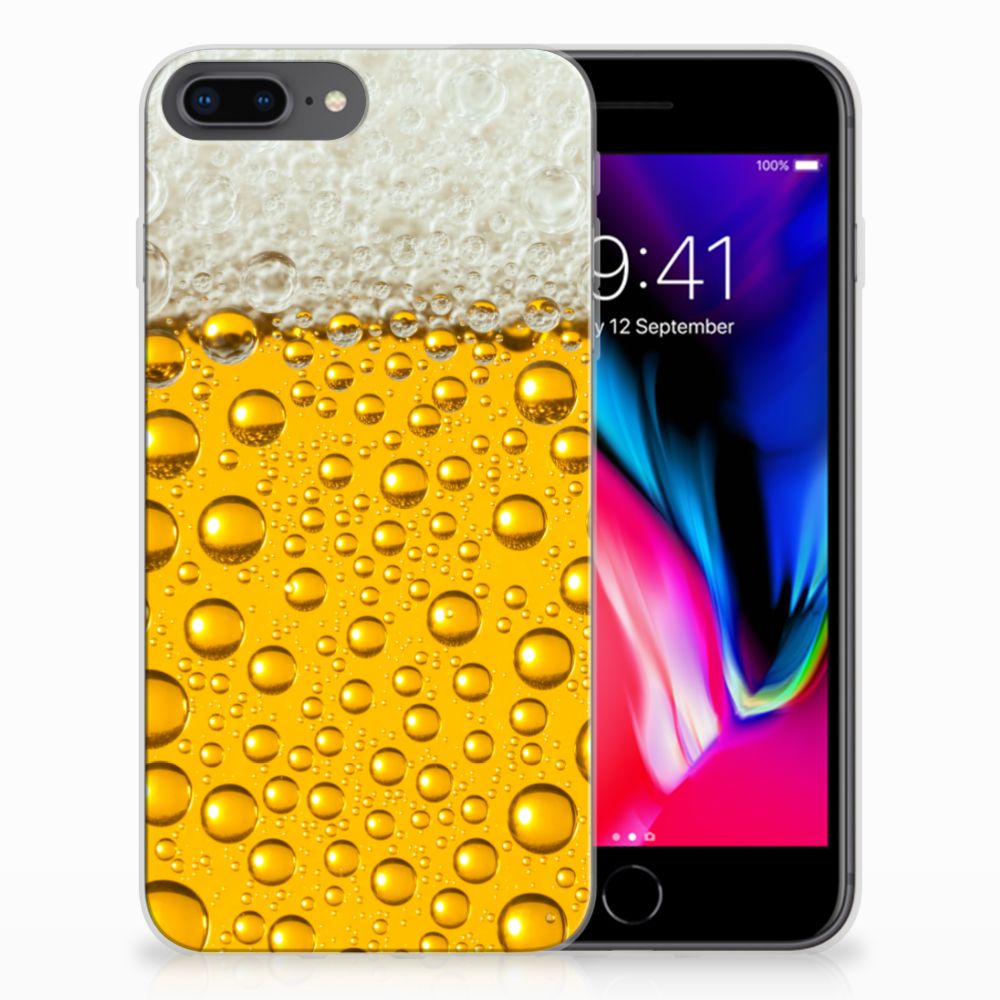 Apple iPhone 7 Plus | 8 Plus Siliconen Case Bier