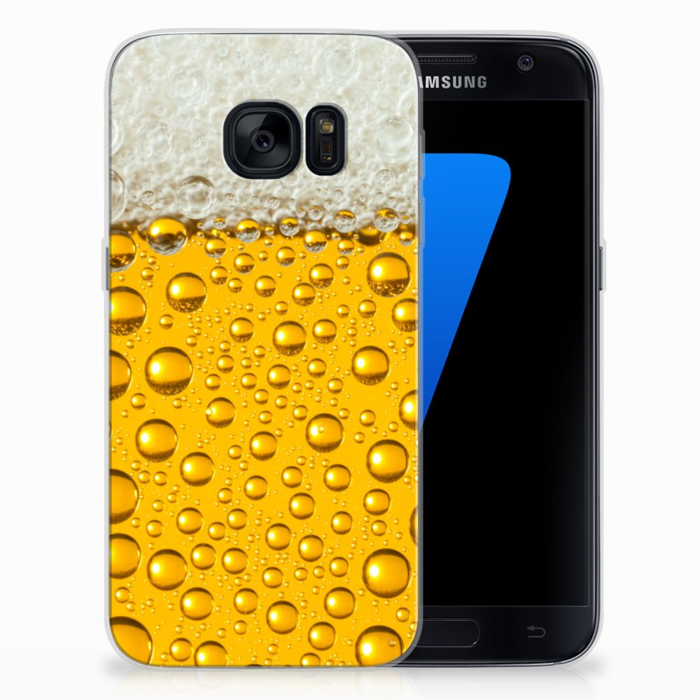 Samsung Galaxy S7 Siliconen Case Bier