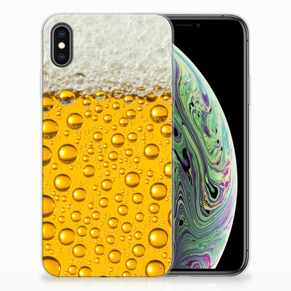Apple iPhone Xs Max Siliconen Case Bier