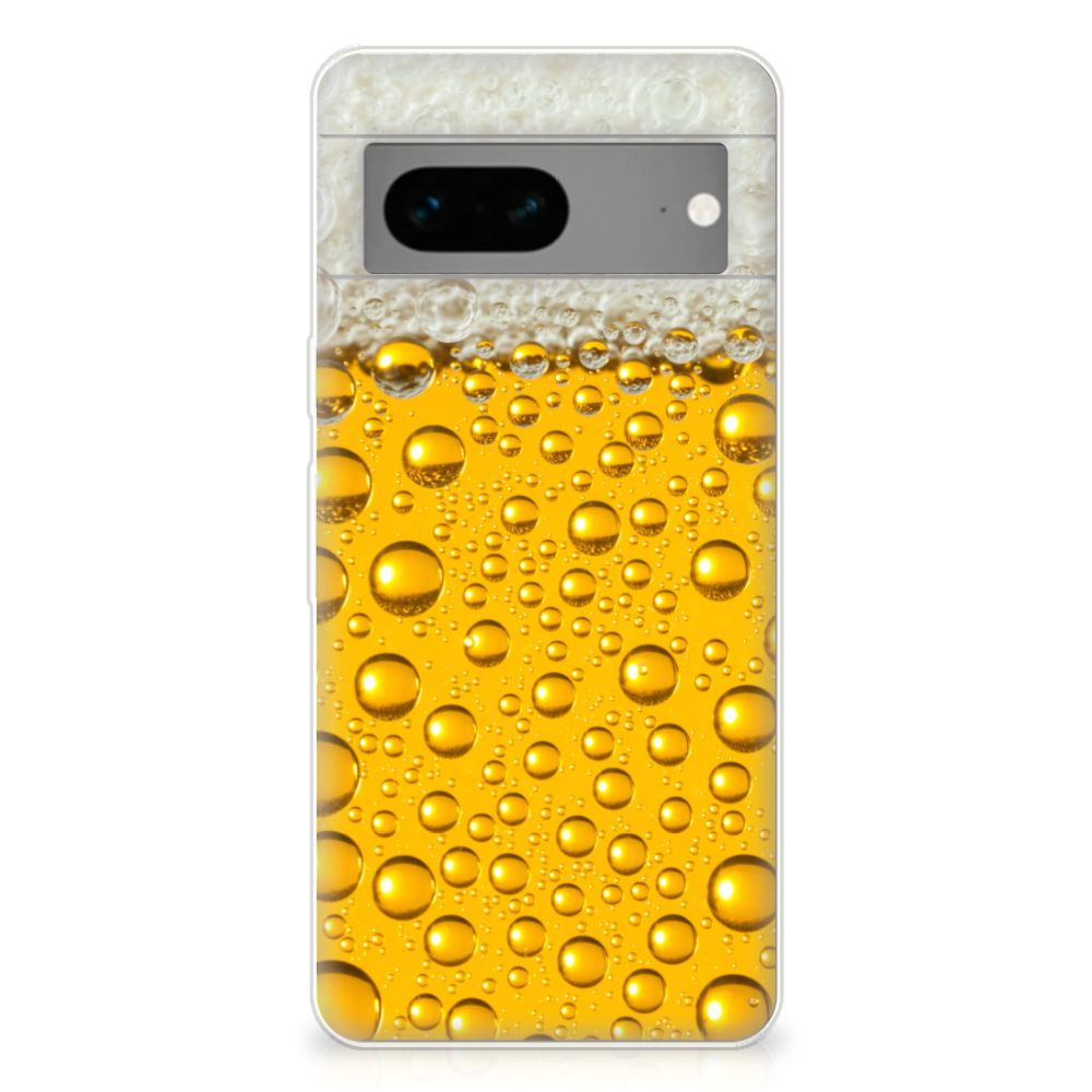 Google Pixel 7 Siliconen Case Bier