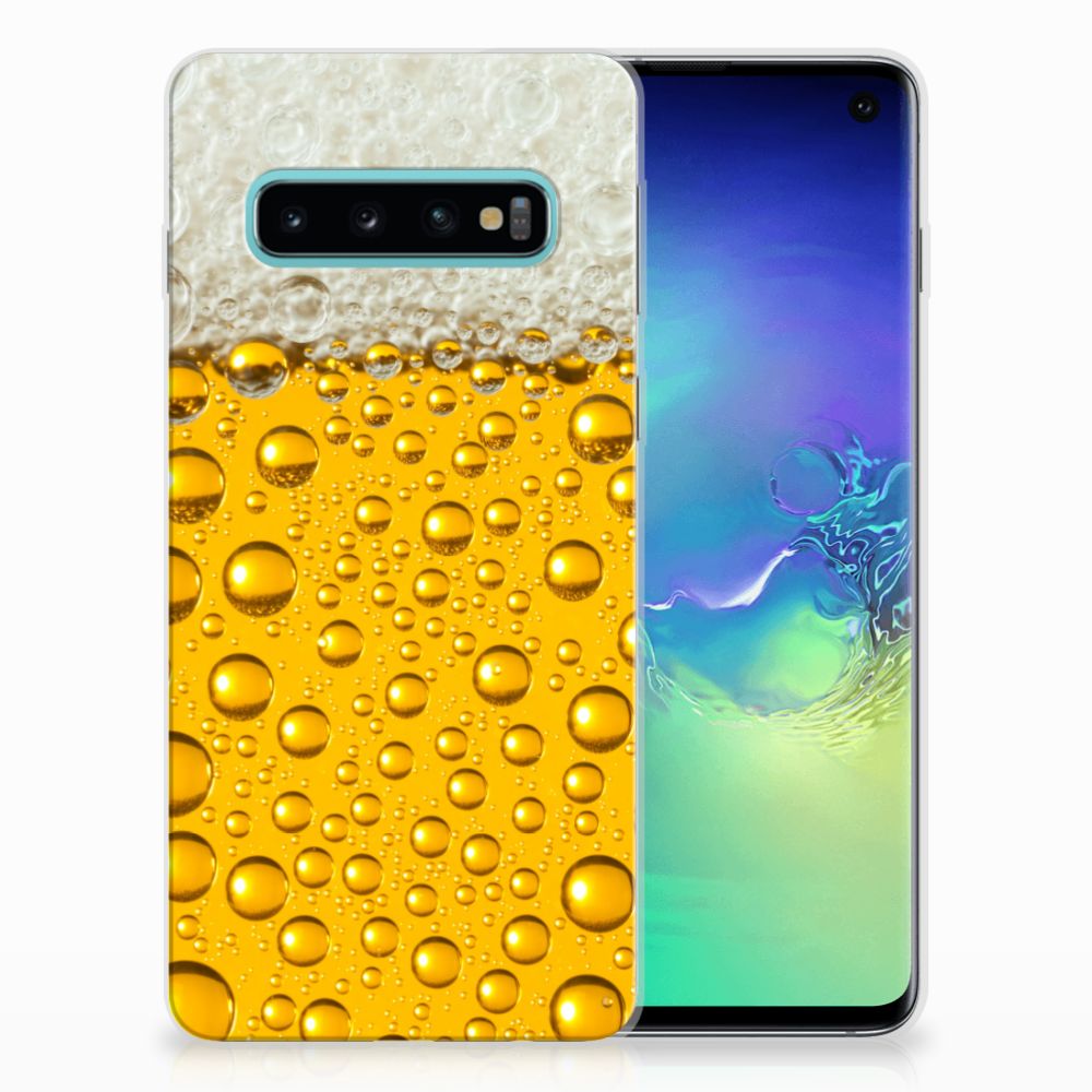 Samsung Galaxy S10 Siliconen Case Bier