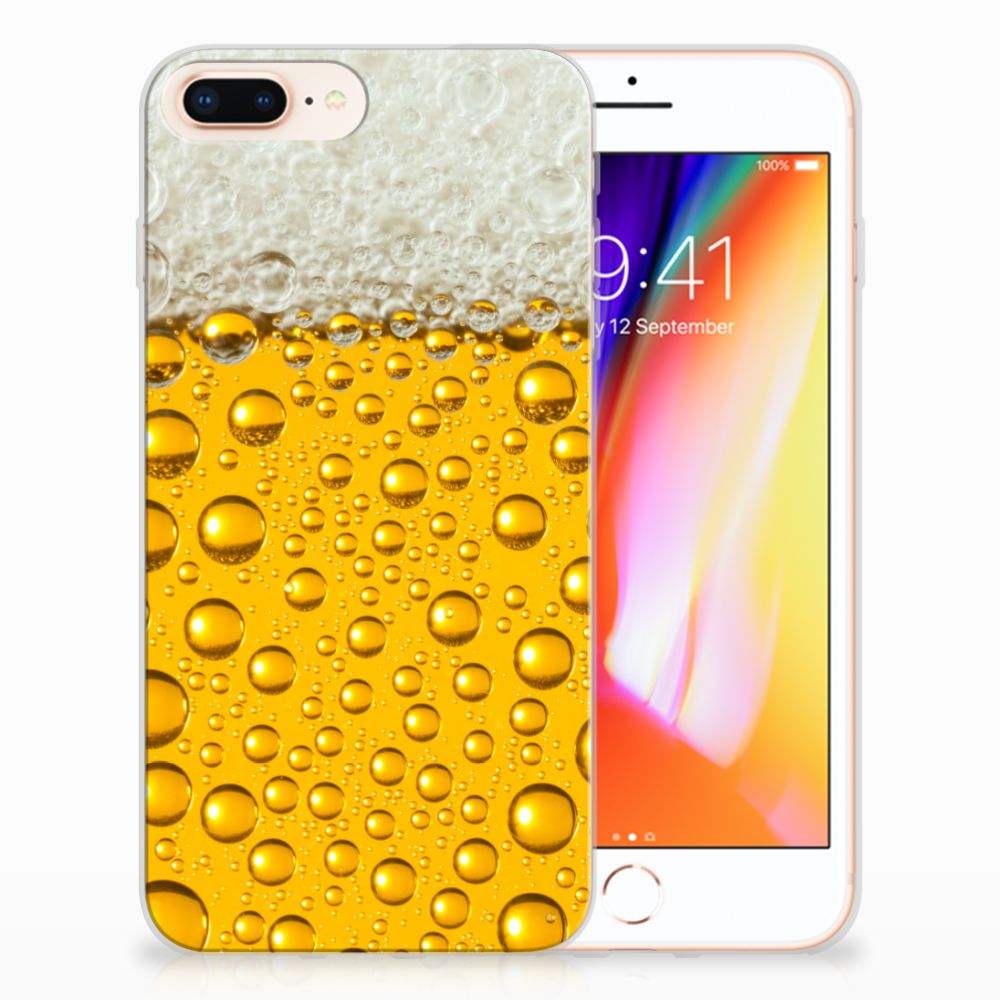 Apple iPhone 7 Plus | 8 Plus Siliconen Case Bier