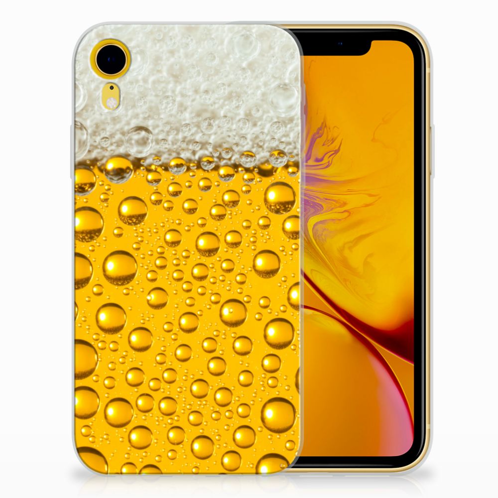 Apple iPhone Xr Siliconen Case Bier