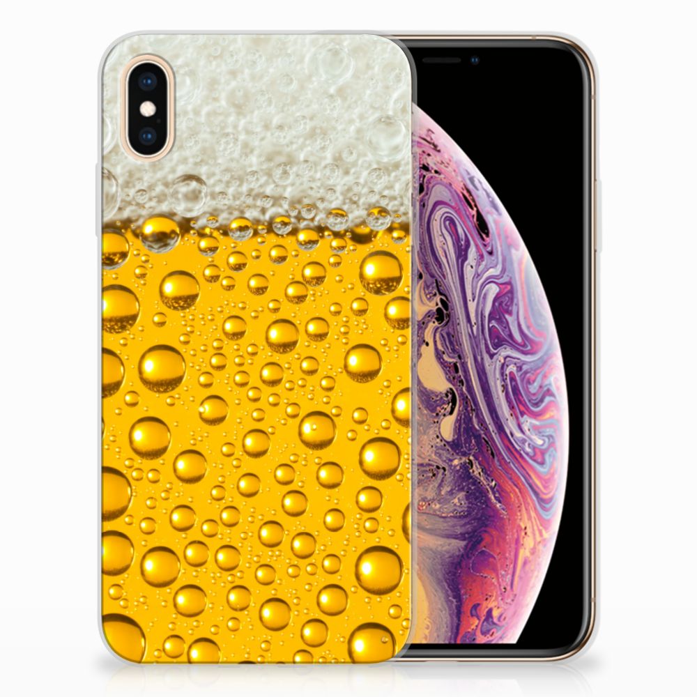 Apple iPhone Xs Max Siliconen Case Bier