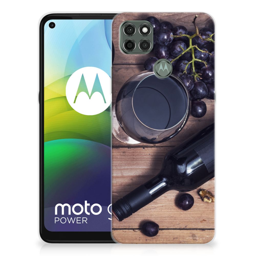 Motorola Moto G9 Power Siliconen Case Wijn