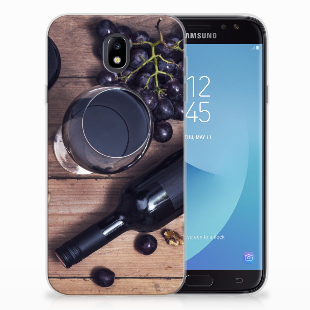 Samsung Galaxy J7 2017 | J7 Pro Siliconen Case Wijn