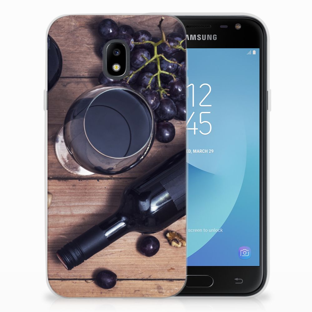 Samsung Galaxy J3 2017 Uniek TPU Hoesje Wijn