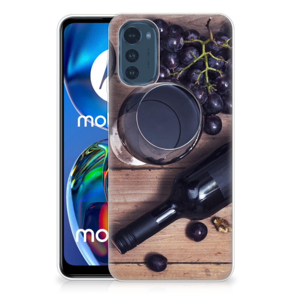 Motorola Moto E32/E32s Siliconen Case Wijn