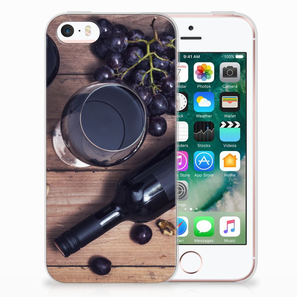 Apple iPhone SE | 5S Siliconen Case Wijn