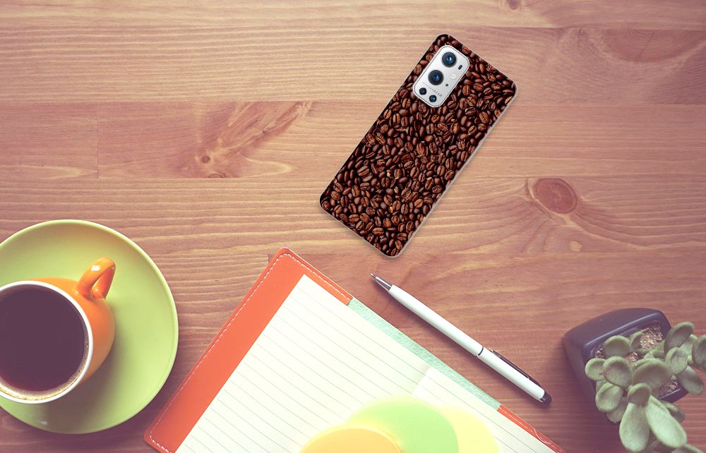 OnePlus 9 Pro Siliconen Case Koffiebonen