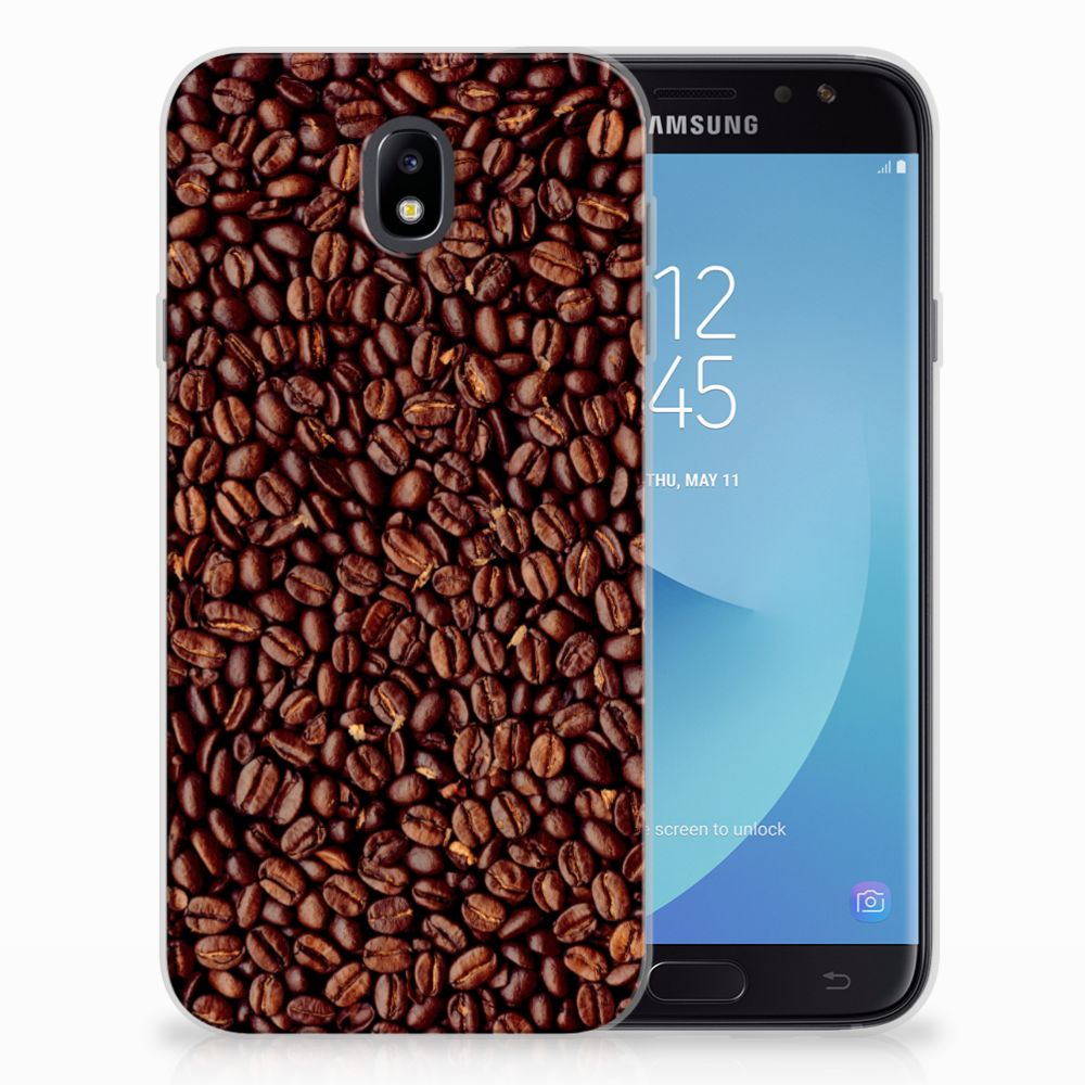 Samsung Galaxy J7 2017 | J7 Pro Siliconen Case Koffiebonen
