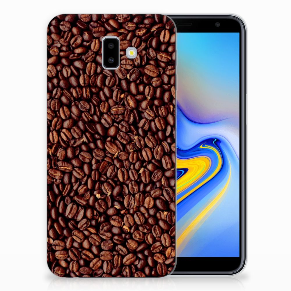 Samsung Galaxy J6 Plus (2018) Siliconen Case Koffiebonen