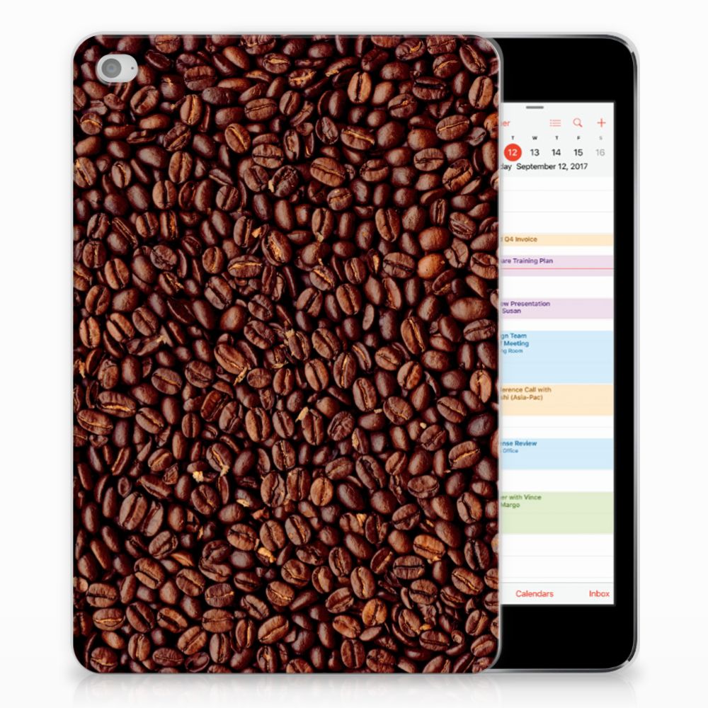 Apple iPad Mini 4 Uniek Tablethoesje Koffiebonen