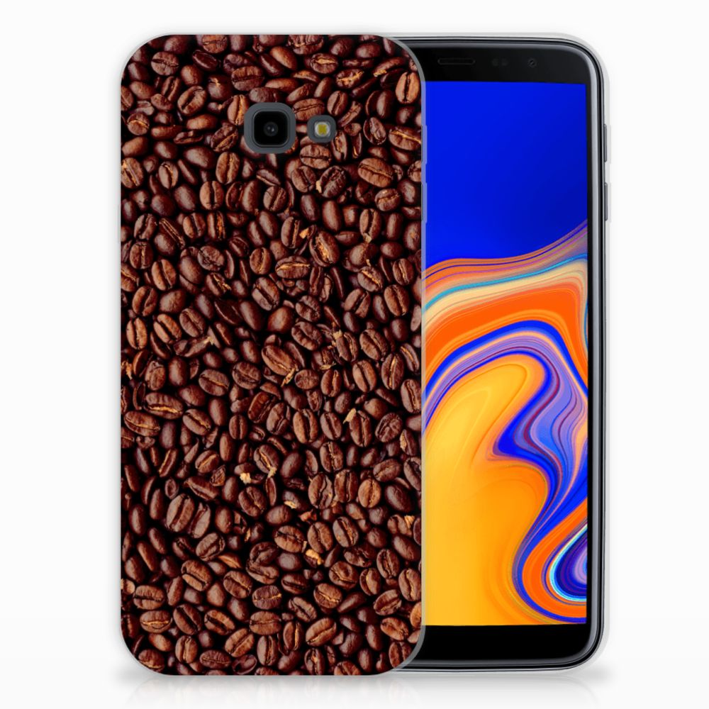 Samsung Galaxy J4 Plus (2018) Siliconen Case Koffiebonen