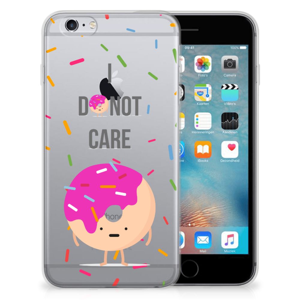 Apple iPhone 6 | 6s Siliconen Case Donut Roze