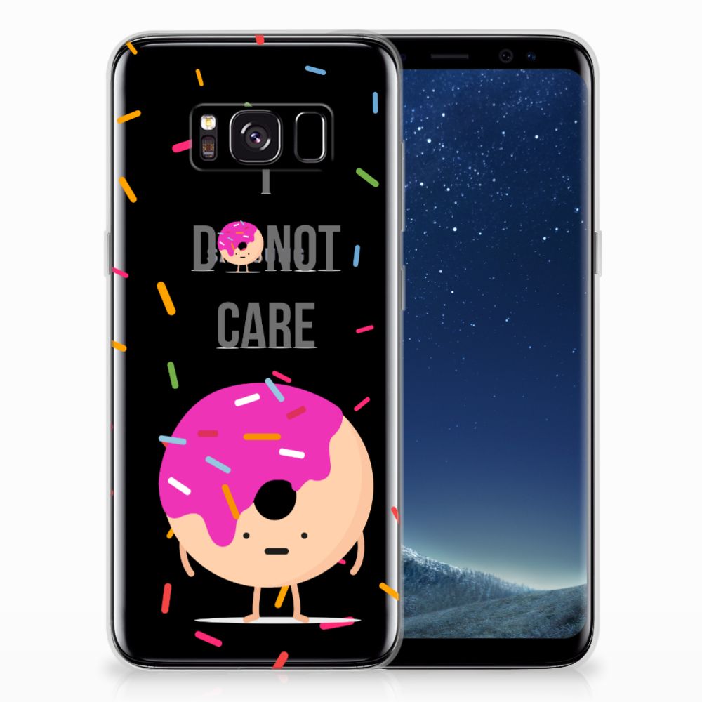 Samsung Galaxy S8 Siliconen Case Donut Roze