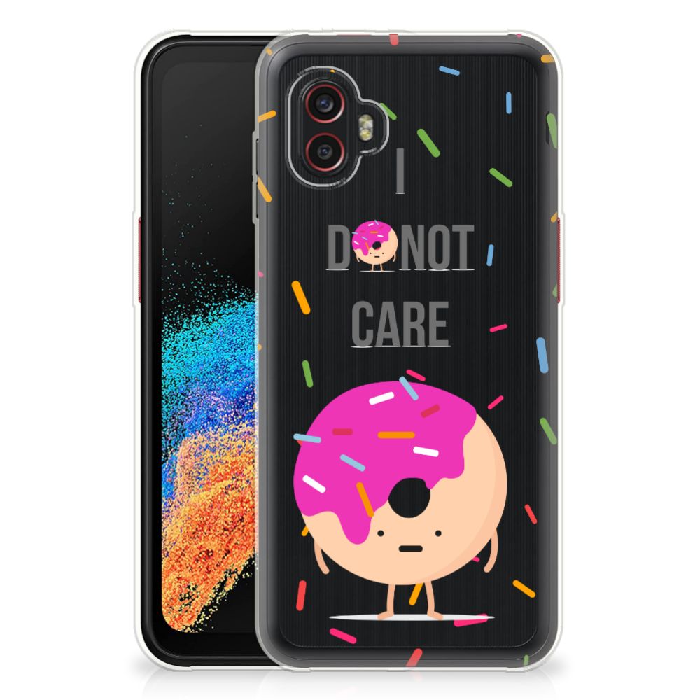 Samsung Galaxy Xcover 6 Pro Siliconen Case Donut Roze