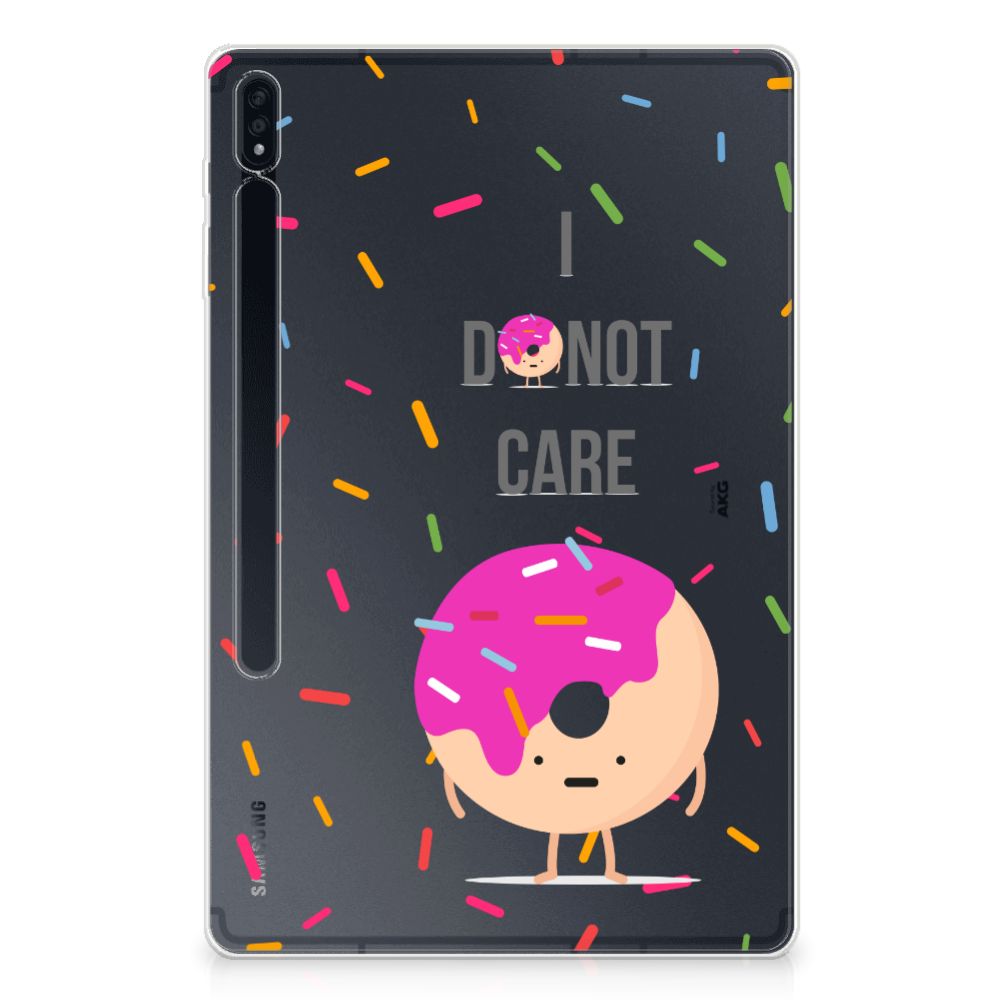 Samsung Galaxy Tab S7 Plus | S8 Plus Tablet Cover Donut Roze