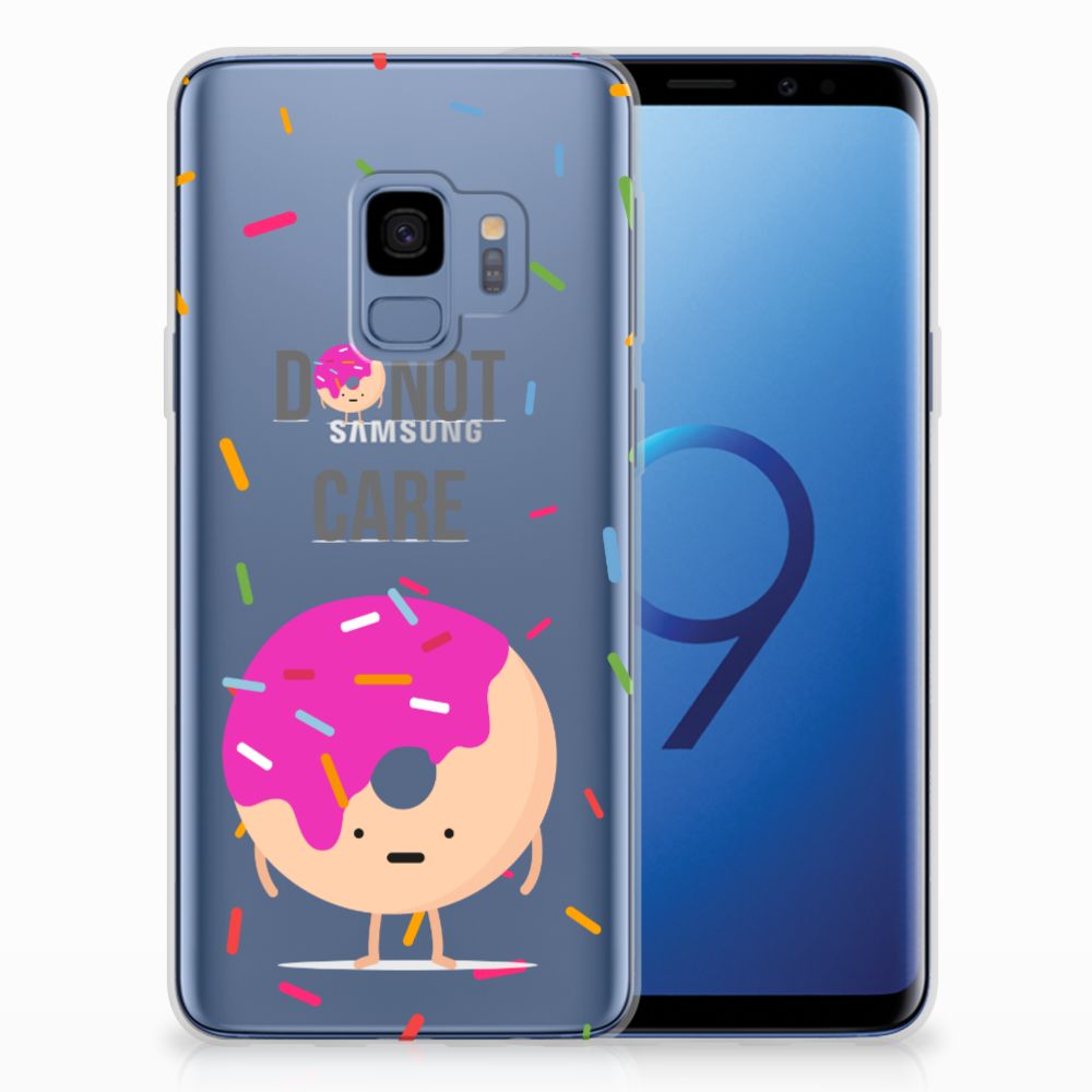 Samsung Galaxy S9 Siliconen Case Donut Roze