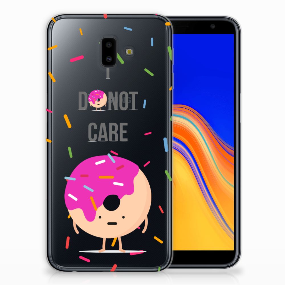 Samsung Galaxy J6 Plus (2018) Siliconen Case Donut Roze