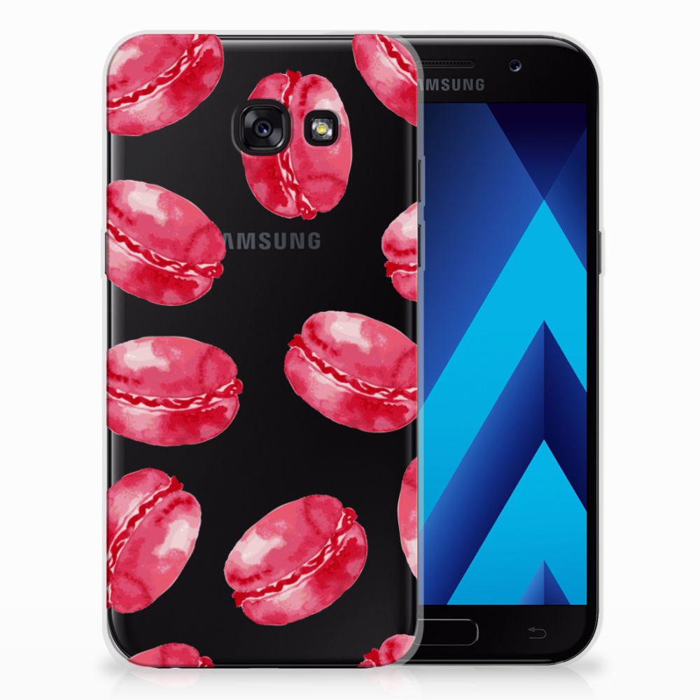 Samsung Galaxy A5 2017 Siliconen Case Pink Macarons