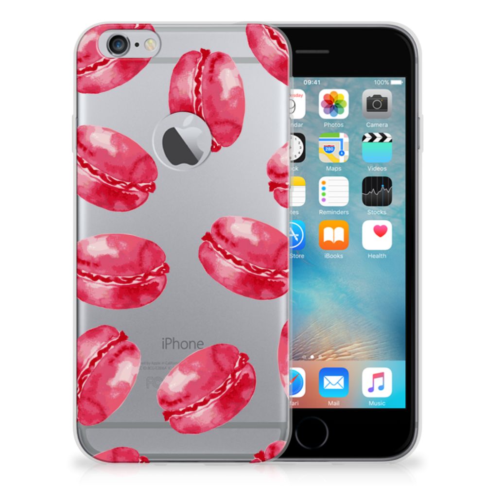 Apple iPhone 6 Plus | 6s Plus Siliconen Case Pink Macarons
