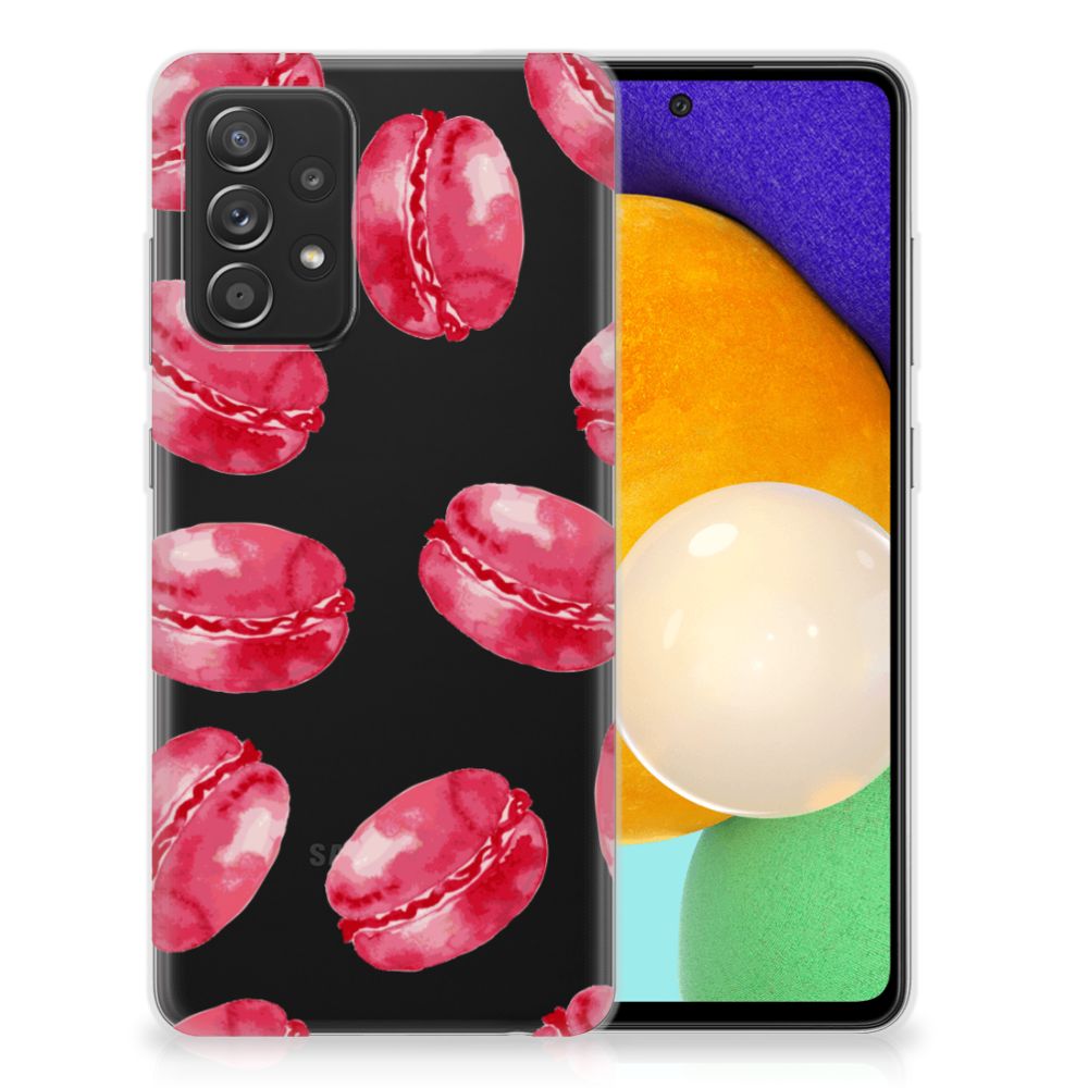 Samsung Galaxy A52 (5G/4G) Siliconen Case Pink Macarons