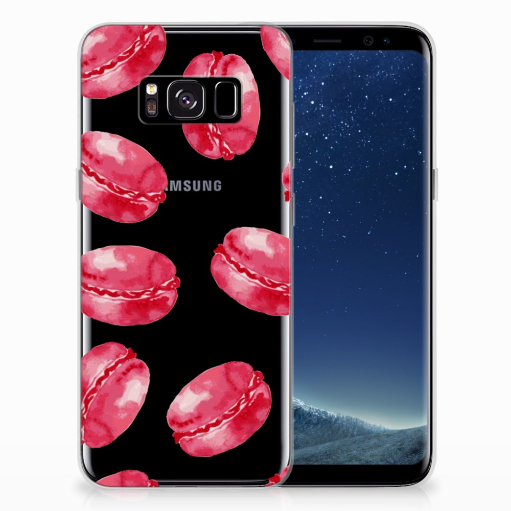 Samsung Galaxy S8 Siliconen Case Pink Macarons
