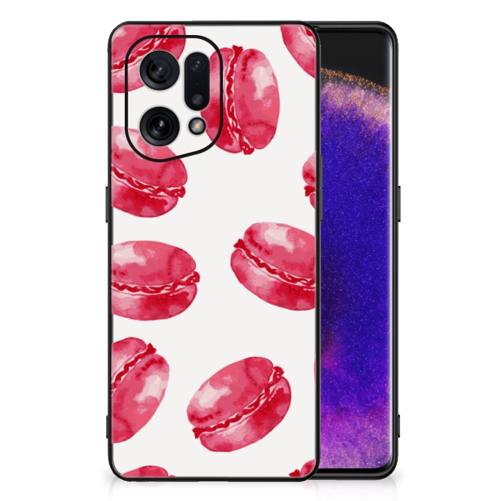 OPPO Find X5 Back Cover Hoesje Pink Macarons