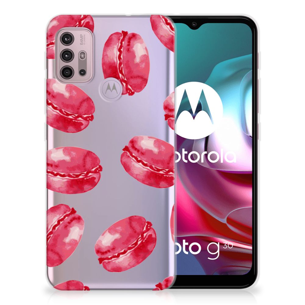Motorola Moto G30 | G10 Siliconen Case Pink Macarons