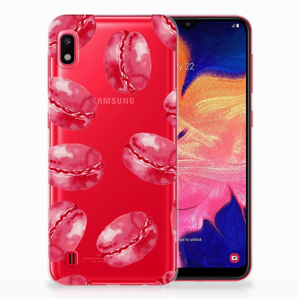 Samsung Galaxy A10 Siliconen Case Pink Macarons