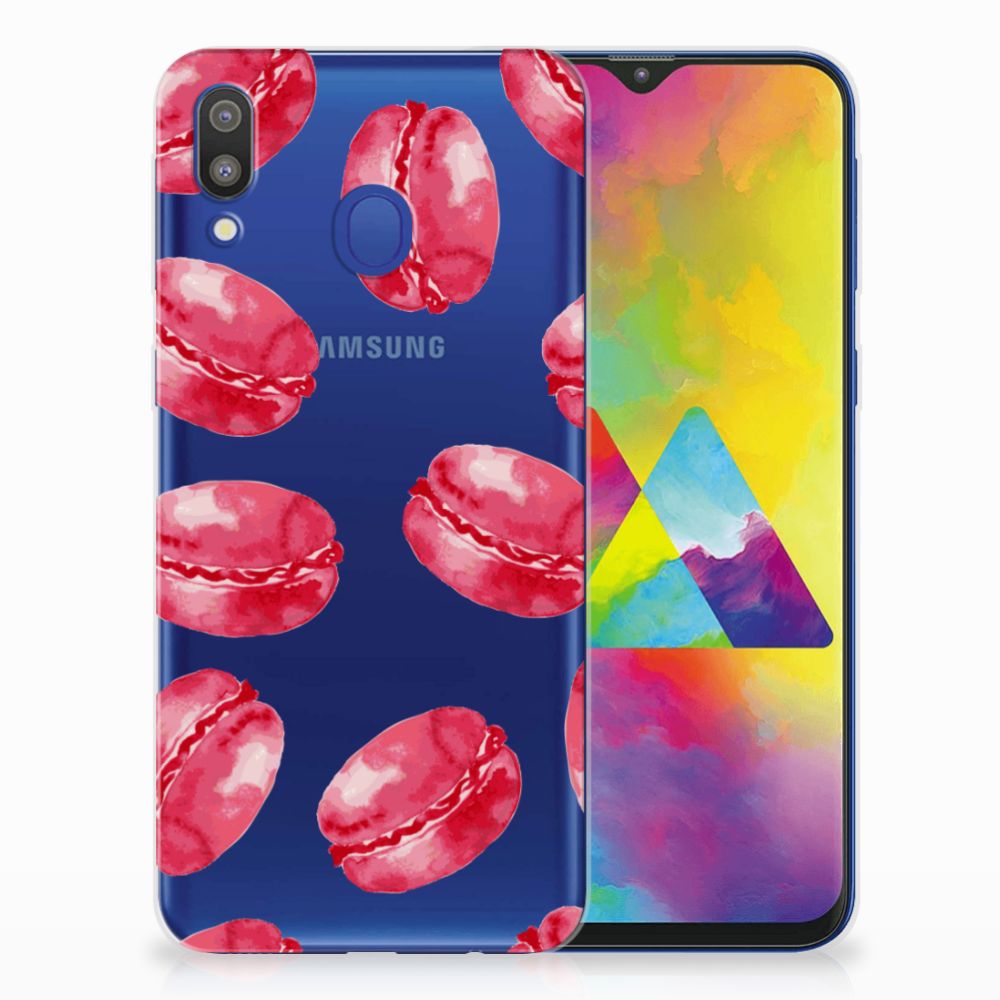 Samsung Galaxy M20 (Power) Siliconen Case Pink Macarons