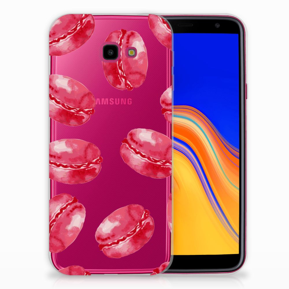 Samsung Galaxy J4 Plus (2018) Siliconen Case Pink Macarons