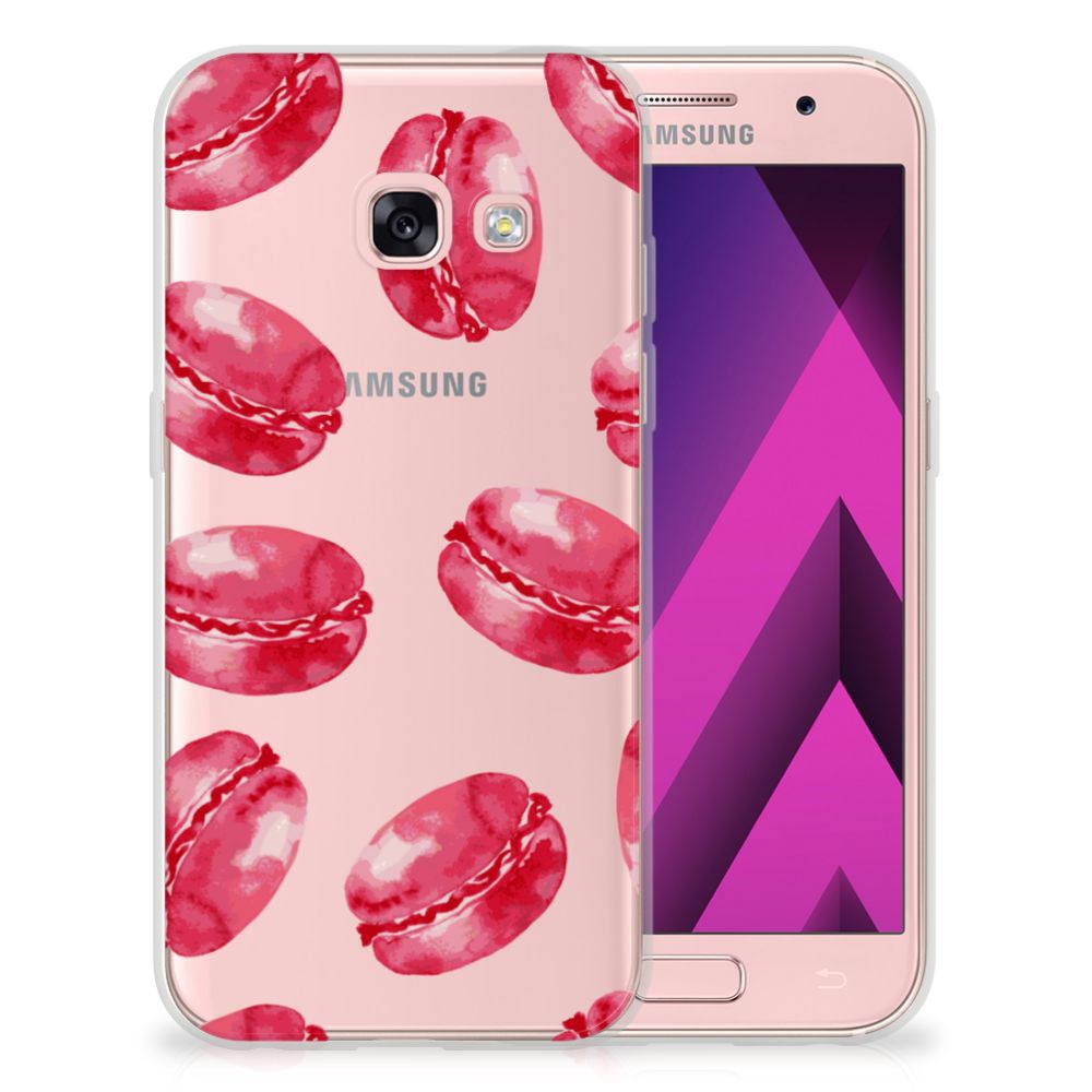 Samsung Galaxy A3 2017 Siliconen Case Pink Macarons