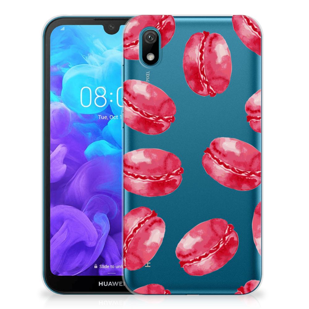 Huawei Y5 (2019) Siliconen Case Pink Macarons