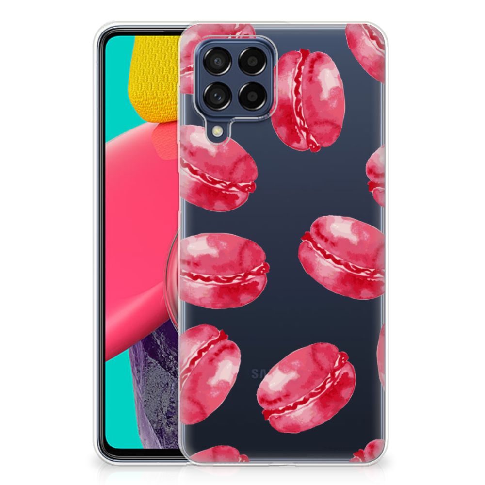 Samsung Galaxy M53 Siliconen Case Pink Macarons