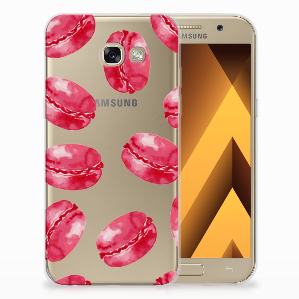 Samsung Galaxy A5 2017 Siliconen Case Pink Macarons