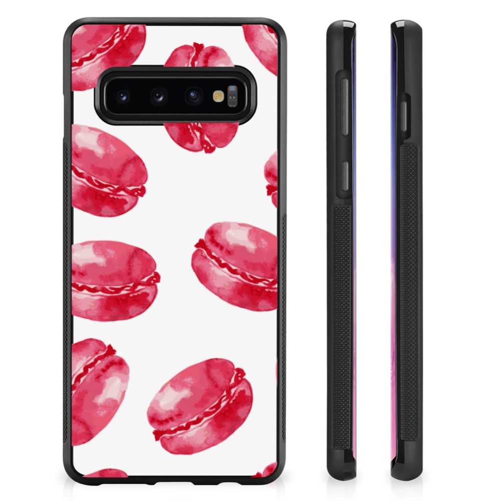 Samsung Galaxy S10+ Silicone Case Pink Macarons