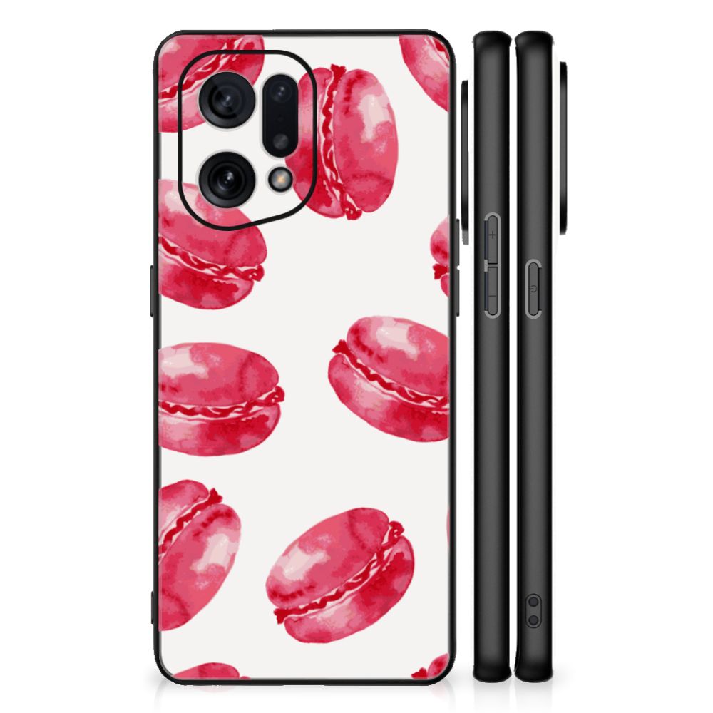 OPPO Find X5 Back Cover Hoesje Pink Macarons