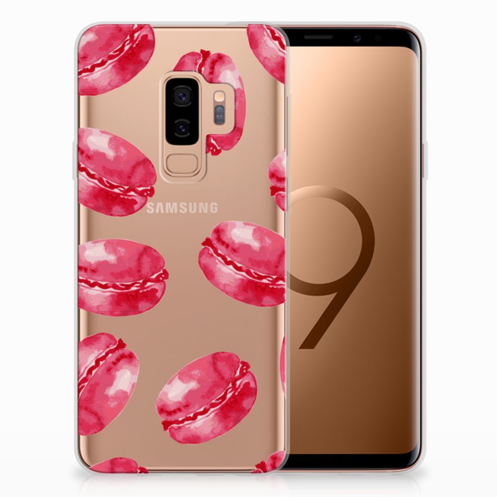 Samsung Galaxy S9 Plus Siliconen Case Pink Macarons